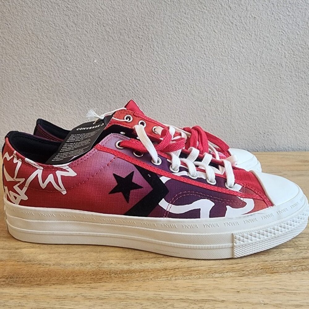 Liverpool FC Shoes Low Top Unisex Red White YNWA Soccer Casual Converse All Star